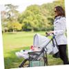 Abaodam 2pcs Breathable Storage Organizer Net for Strollers Multi-purpose Diaper Pouch and Bottle Bag Lightweight and Portable Design for Access view 4
