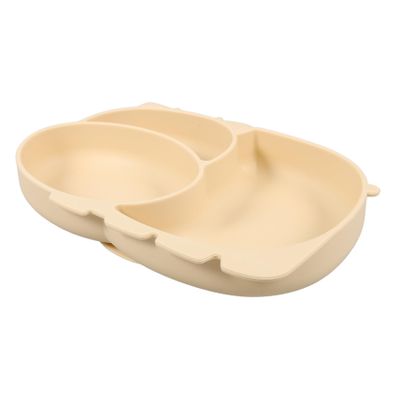 DECHOUS Fall Suction Cup Dinner Plate Silicone Boys and Girls Plate Lids Boy Girl Bowls for Year