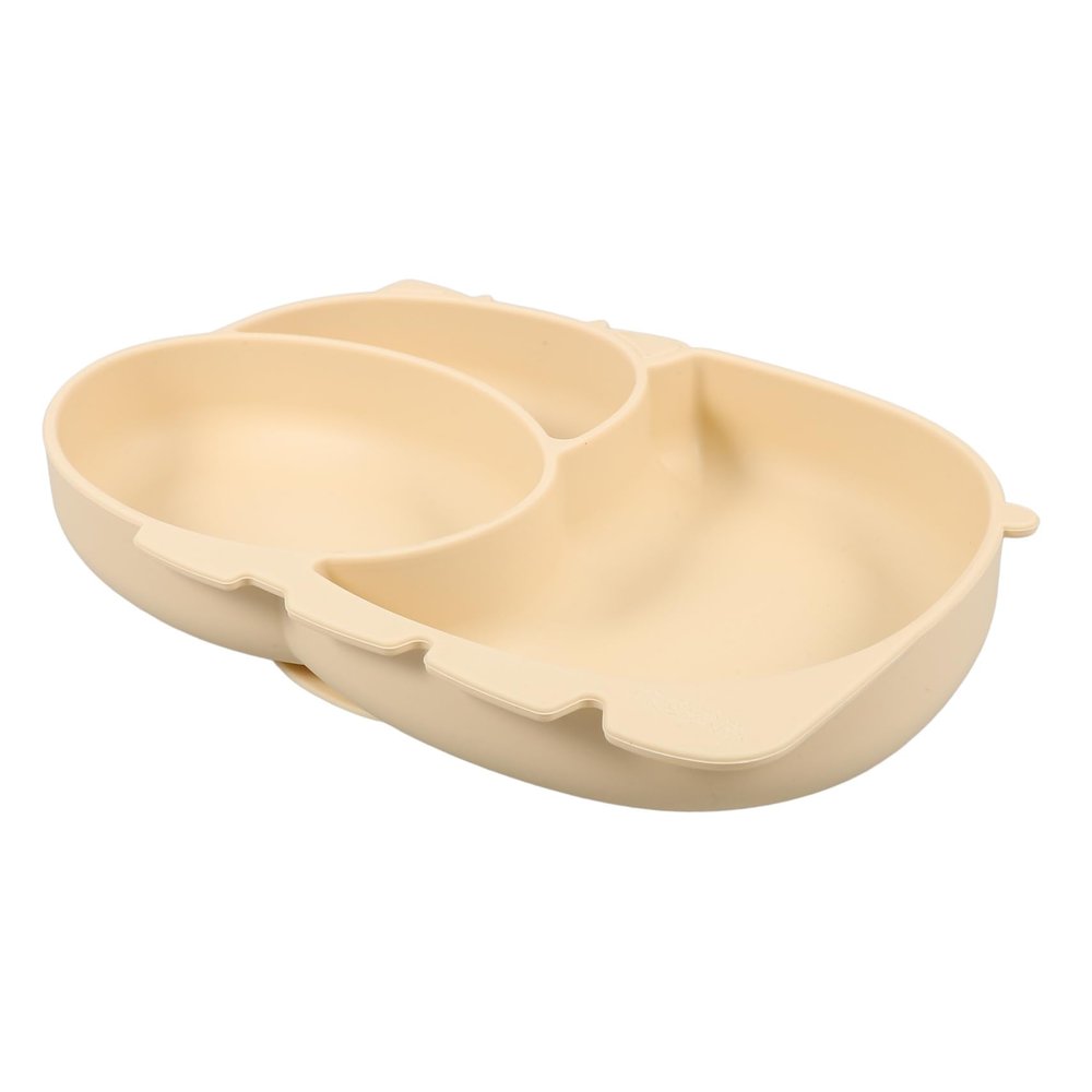 DECHOUS Fall Suction Cup Dinner Plate Silicone Boys and Girls Plate Lids Boy Girl Bowls for Year