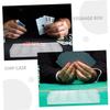 ERINGOGO 2pcs Transparent Poker Chip Holder Case Capacity Acrylic Chip Tray for Easy Storage and Protection of Game view 2