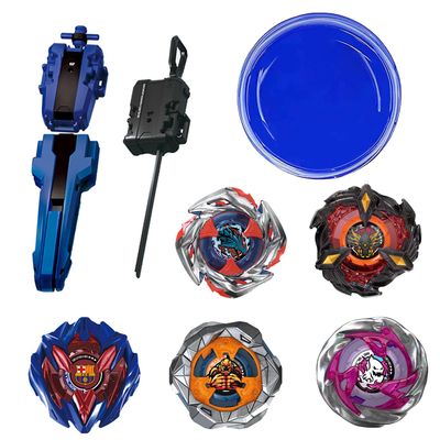 ASVEXKW Battling Set, Spinninning Top Burst Toy Combat Battling Game Set, Spinning & Launchers, Bey Stadium, Greats Birthday Gift for Boys, 5 Spinning Tops 2304-02 (02)