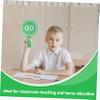 DOITOOL 2pcs Double-Sided Traffic Safety Paddles for Boys and Girls Interactive Signs Classroom Tools for Traffic Education and Fun Learning view 3