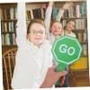 DOITOOL 2pcs Double-Sided Traffic Safety Paddles for Boys and Girls Interactive Signs Classroom Tools for Traffic Education and Fun Learning view 4