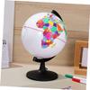 DIYEAH 3pcs Diy Blank Globe Coloring Model Unfinished Globe for Educational Purposes for Art Class Geography Teaching Safe and Reliable view 4