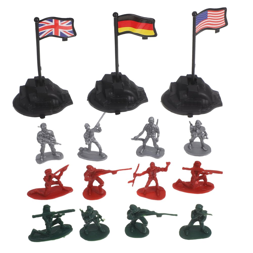 Kisangel 300pcs Toy Soldier Plastic Army Guys Toys Modern Soldier Model Table Play