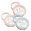 3Pcs Baby Pacifier Storage Case Dustproof and Portable Cartoon Panda Design Toddler Pacifier Holder for Home and Travel view 1