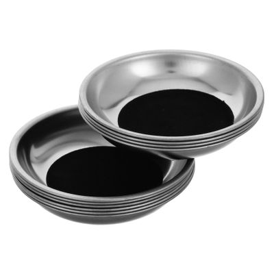 PERSELOSO Magician Cup Pad Prop 10pcs Metal Fabric Trick Supply Xmas