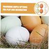 BESPORTBLE Easter Egg Craft Set 6 Realistic Wooden Fake Eggs for Kids DIY Projects view 3