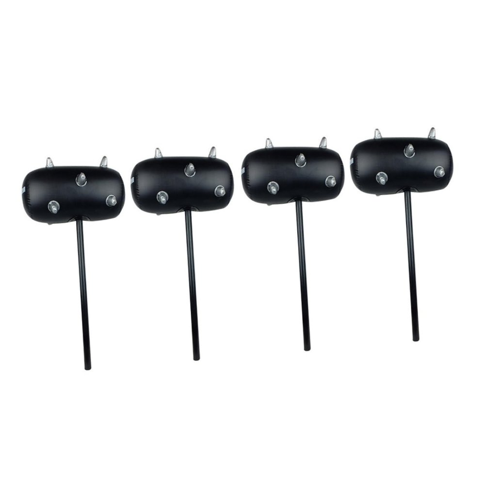 DECHOUS 4pcs Inflatable Hammer Toy Pvc Mallet for Boy Girl Party Prop for Birthdays Indoor and Outdoor Fun Safe Lightweight Design for Boys and Girls