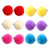 NOLITOY 6pairs Non-piercing Girls Earrings of Plush Ball Clip Earrings Fur for Boys and Girls Adorable Dangle for Little Toy Jewelry for Dress-up view 1