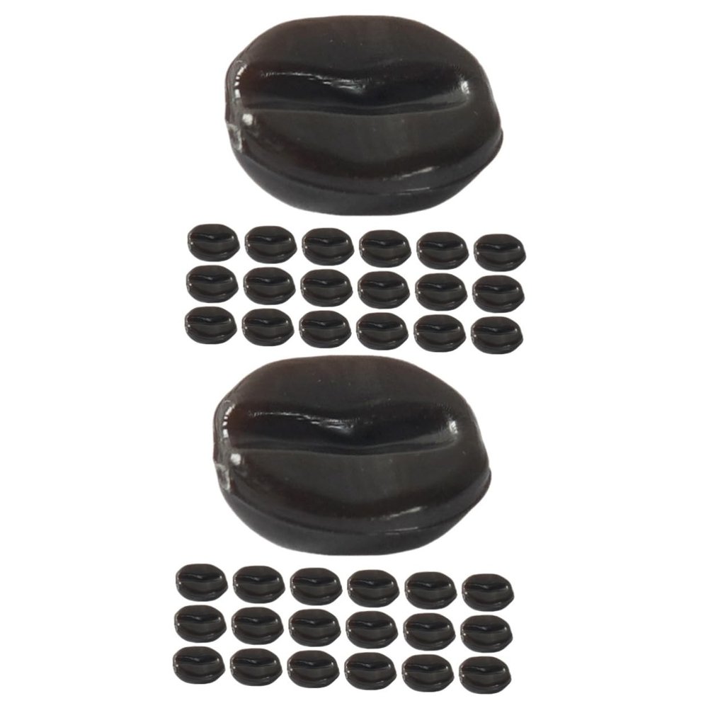 BESPORTBLE 1 Pack Simulation Coffee Beans Pretend Play Food Fake Artificial Restaurant Prop Craft Adornment Coffee Beans Prop Home Coffee Beans Decor
