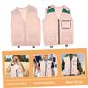 Abaodam 2pcs Boys and Girls Explorer Vest Costume Outdoor Adventure Apparel for Boys and Girls for Cosplay Festivals and Activities Comfortable Fit Multiple Pockets view 2