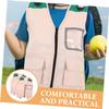 Abaodam 2pcs Boys and Girls Explorer Vest Costume Outdoor Adventure Apparel for Boys and Girls for Cosplay Festivals and Activities Comfortable Fit Multiple Pockets view 4