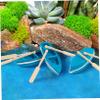 ERINGOGO 6 Pack Mini Resin Model Boat Paddles Beachy Coastal Decor for Ocean Toys view 2