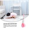 PACKOVE Boy Girl's Dustpan and Brush Set Broom and Scoop Set Boys and Girls Cleaning Playset Pet Material Safe for Toddlers view 3