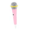 Abaodam Mini Microphone Prop for Boys and Girls Fun and Creative Pretend Play Microphone Model for Parties and Karaoke Events Realistic Simulation Design Pink view 1