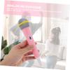 Abaodam Mini Microphone Prop for Boys and Girls Fun and Creative Pretend Play Microphone Model for Parties and Karaoke Events Realistic Simulation Design Pink view 2