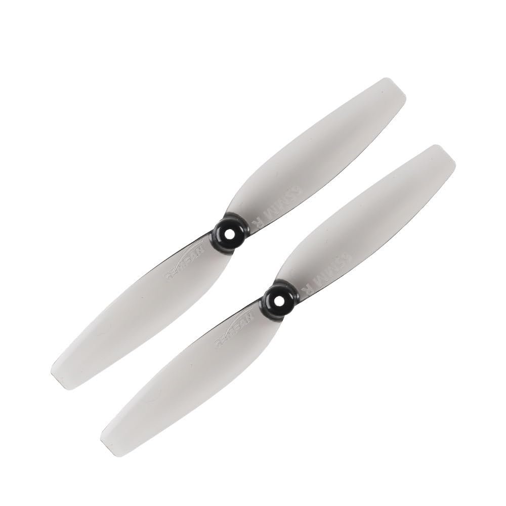 Suitable For 8pcs/4 Pairs 65mm 1mm/1.5mm Hole 2 Propeller PC CW CCW RC Drone FPV Racing Model Spare Parts(Grey 1.5mm)