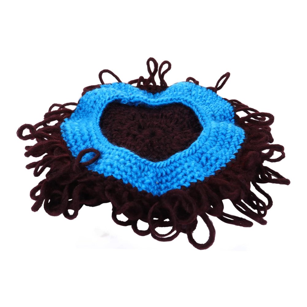 BESPORTBLE Elastic Boys and Girls Wig Cap Handmade Knitted Hat for Boys/girls Multi-use Photo Props Daily Wear Skin-friendly Woolen