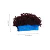 BESPORTBLE Elastic Boys and Girls Wig Cap Handmade Knitted Hat for Boys/girls Multi-use Photo Props Daily Wear Skin-friendly Woolen view 2