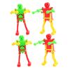 HONMEET 4pcs Windup Robot Toys for Boys and Girls Dancing Toys Clockwork Safe and Easy to Hold for Boys Girls view 1