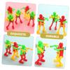HONMEET 4pcs Windup Robot Toys for Boys and Girls Dancing Toys Clockwork Safe and Easy to Hold for Boys Girls view 4