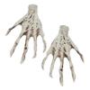 Abaodam 1pair Creepy Skeleton Hands for Halloween Decoration Scary Haunted House Prank Props Lightweight for Parties and Cosplay view 1