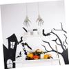 Abaodam 1pair Creepy Skeleton Hands for Halloween Decoration Scary Haunted House Prank Props Lightweight for Parties and Cosplay view 2