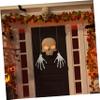 Abaodam 1pair Creepy Skeleton Hands for Halloween Decoration Scary Haunted House Prank Props Lightweight for Parties and Cosplay view 3