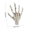 Abaodam 1pair Creepy Skeleton Hands for Halloween Decoration Scary Haunted House Prank Props Lightweight for Parties and Cosplay view 4