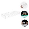 DECHOUS 2pcs Transparent Multi-grid Acrylic Poker Chip Tray Reusable Storage Holder for Easy Organization and Protection of Poker Chips for Game and Tournaments view 3