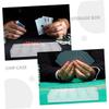 DECHOUS 2pcs Transparent Multi-grid Acrylic Poker Chip Tray Reusable Storage Holder for Easy Organization and Protection of Poker Chips for Game and Tournaments view 4