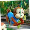 DECHOUS Toy Monkey Pulling Educational Game for Boys and Girls Interactive Cartoon Climbing Rope Monkey Toy for Fun Learning and Hand-Eye Coordination for Boys and Girls view 3