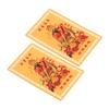 Cabilock 2pcs Tai Sui Amulet Card for Luck and Wealth Decorative Chinese Style Card Wu Sui Design for Year Celebrations view 1