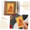 Cabilock 2pcs Tai Sui Amulet Card for Luck and Wealth Decorative Chinese Style Card Wu Sui Design for Year Celebrations view 2