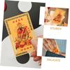 Cabilock 2pcs Tai Sui Amulet Card for Luck and Wealth Decorative Chinese Style Card Wu Sui Design for Year Celebrations view 3