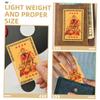 Cabilock 2pcs Tai Sui Amulet Card for Luck and Wealth Decorative Chinese Style Card Wu Sui Design for Year Celebrations view 4