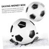 Abaodam Soccer Ball Piggy Bank for Boys Unbreakable Coin Bank for Boys and Girls Soccer Decor Sturdy Football Money Box for Ages 8-12 view 2