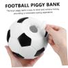 Abaodam Soccer Ball Piggy Bank for Boys Unbreakable Coin Bank for Boys and Girls Soccer Decor Sturdy Football Money Box for Ages 8-12 view 3