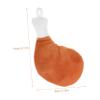 Abaodam Cute Plush Chicken Drumstick Pendant Adorable Backpack Hanging Ornament Soft Toy Keychain for Boys and Girls and Animal Lovers for Festivals and Birthdays view 2