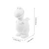 SUPVOX Unfinished Dinosaur Craft Kit Paintable Figurine for Creative Boys and Girls Room Decor Height for Imaginative Play and Artistic Development view 2