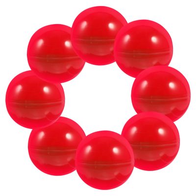 Hemoton 50pcs Funny Hollow Raffle Balls Diameter Activity Balls for Celebrations Game