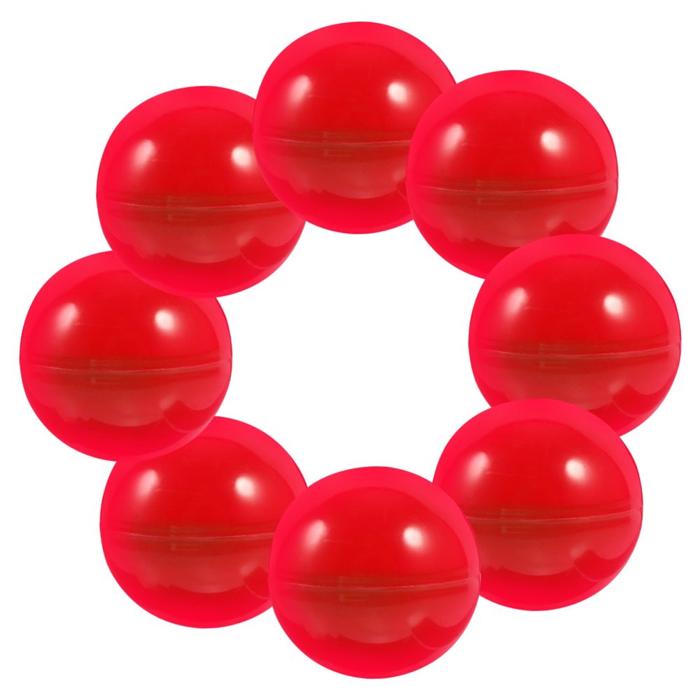 Hemoton 50pcs Funny Hollow Raffle Balls Diameter Activity Balls for Celebrations Game