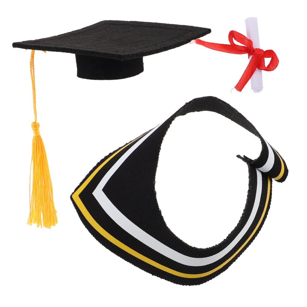 ABOOFAN Graduation Bear Doll Clothes Plush Soft Toy Outfit Bachelor's to Phd Detailed Craftsmanship Fashionable Cap