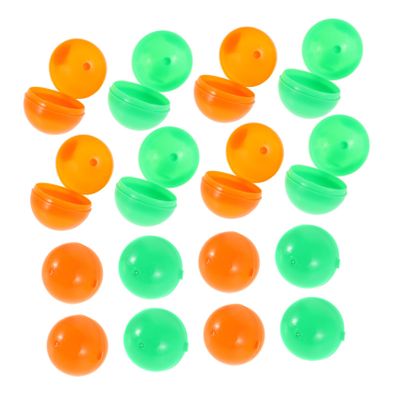 Holibanna 25pcs Colorful Fillable Raffle Balls 4cm Hollow Plastic Balls for Lottery Draws Bingo Games Parties and School Events