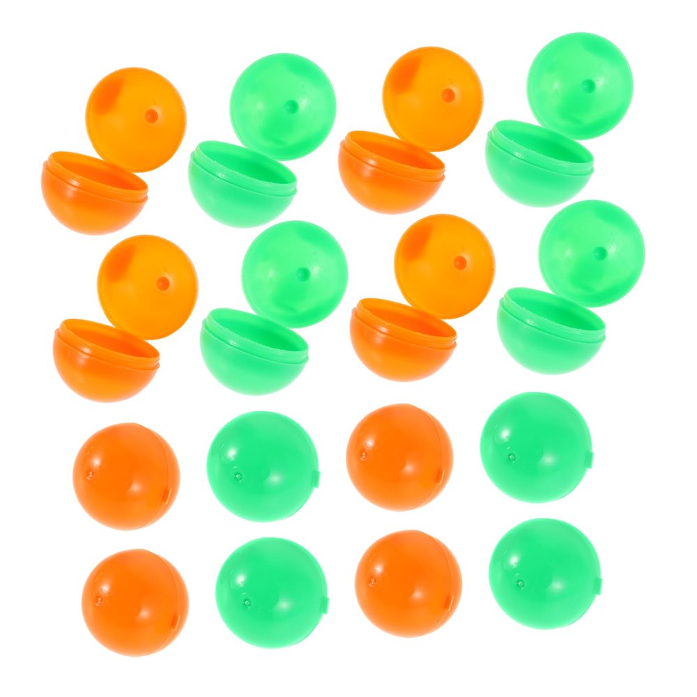 Holibanna 25pcs Colorful Fillable Raffle Balls 4cm Hollow Plastic Balls for Lottery Draws Bingo Games Parties and School Events