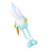ABOOFAN 1 Pc Easter Theme Doll Adorable Long Legged Gnome with Carrot for Home Decoration Fun Photo Props Made with Skin Friendly Material for Comfort view 1