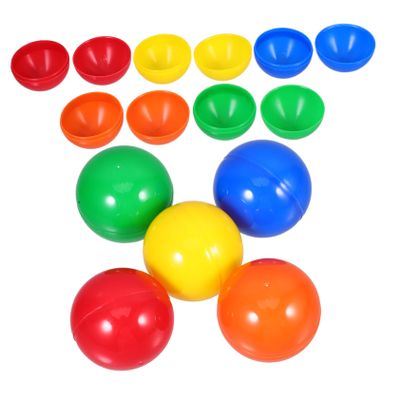 Toddmomy 50pcs Seamless Lottery Balls Openable Game Balls Fun Raffle Drawing for Home Parties Arts Craft Programs