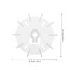 ABOOFAN Motor Fan Versatile Cooling Tool with Retractable Design for Efficient Heat Management and Temperature Adaptability for Electric Motor Cooling view 2