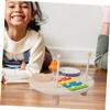 Vaguelly 1set Boy Girl Wooden Drum Set Xylophone and Percussion Instruments Multi-Functional Musical Toy for Toddlers for Parties and Creative Play view 4